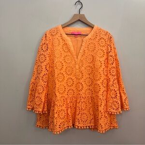 orange lilly pulitzer top